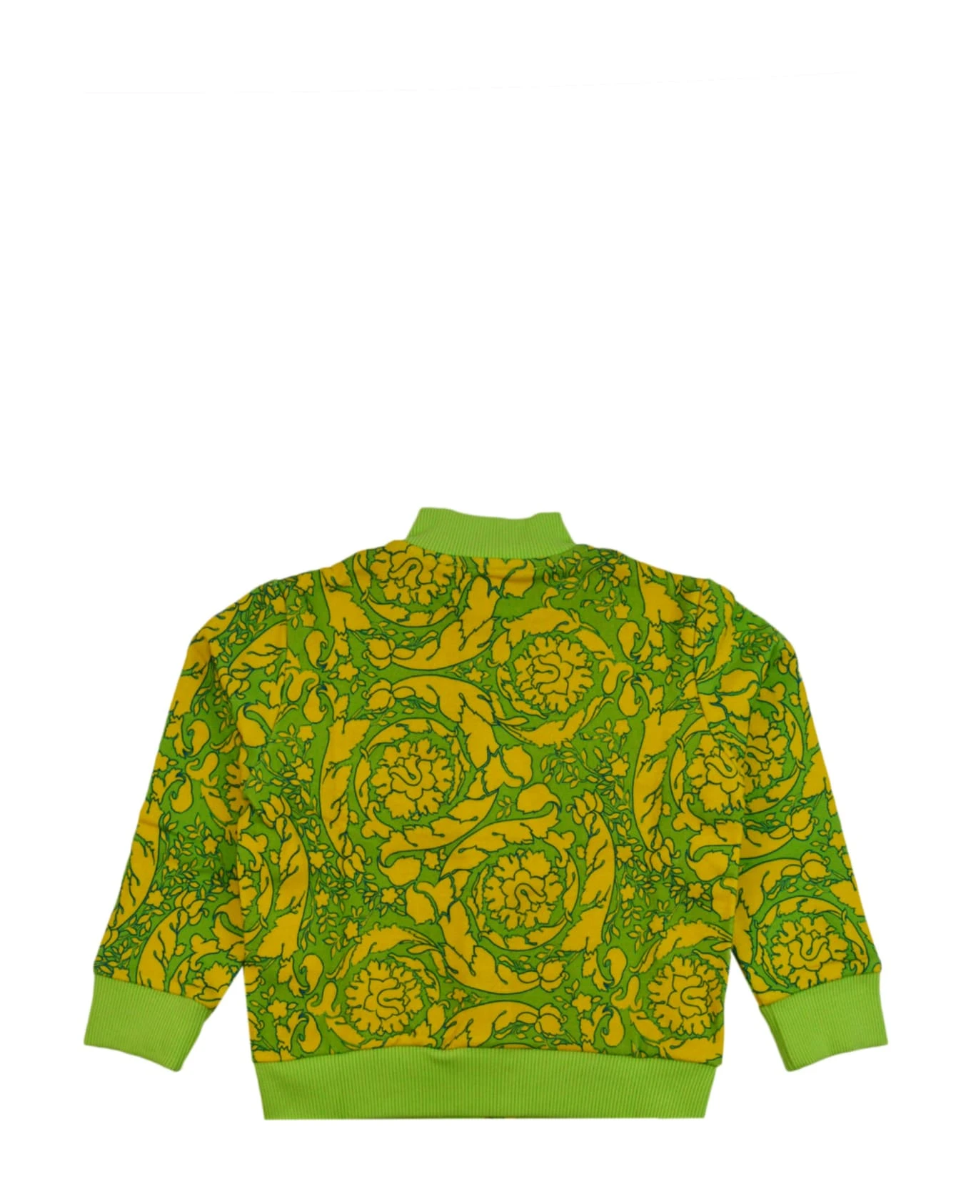 Versace Sweatshirt With Baroque Print And Logo 4 Versace Sweatshirt With Baroque Print And Logo - Image 2