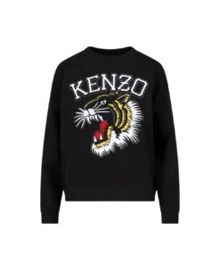 Kenzo Varsity Jungle Crewneck Sweatshirt -Sports Clothing 76f8a823622379bf8204f88593ca2239