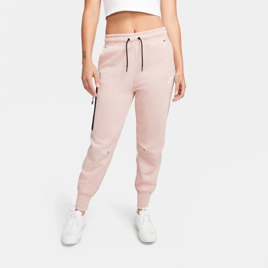 Nike Sweatpants NSW Tech Fleece - Pink/White Woman 3 Nike Sweatpants NSW Tech Fleece - Pink/White Woman