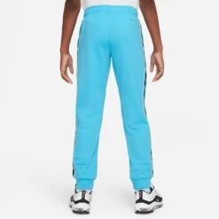 Nike Sweatpants NSW Repeat - Baltic Blue/Black Kids -Sports Clothing 8171dac39747