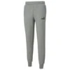 PUMA Sweatpants Essentials Logo - Medium Grey Heather -Sports Clothing 8363af93e249