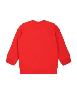 MOSCHINO Red Sweatshirt For Baby Kids With Teddy Bear And Logo 5 MOSCHINO Red Sweatshirt For Baby Kids With Teddy Bear And Logo -Sports Clothing 875088e81c0f04f4c51a9e76bce3f581