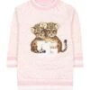 Dolce & Gabbana Pink Sweatshirt For Baby Girl With Leopard Print And Logo 1 Dolce & Gabbana Pink Sweatshirt For Baby Girl With Leopard Print And Logo -Sports Clothing 8b0577cd356bf86ce4432fefdf2667f2