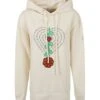 Floral Embroidered Hooded Sweatshirt -Sports Clothing 9208315a2d51709daf63ba37dd042d0f