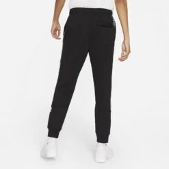 Nike Sweatpants NSW Fleece Joggers - Black/White -Sports Clothing 95216d9ed1e4