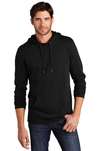 District Sweatshirts: Men's DT571 BLK Black Featherweight French Terry Hoodie 3 District Sweatshirts: Men's DT571 BLK Black Featherweight French Terry Hoodie