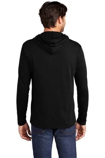 District Sweatshirts: Men's DT571 BLK Black Featherweight French Terry Hoodie 6 District Sweatshirts: Men's DT571 BLK Black Featherweight French Terry Hoodie - Image 4