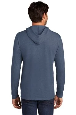 District Sweatshirts: Men's DT571 WI Washed Indigo Featherweight French Terry Hoodie -Sports Clothing 9747 washedindigo 2 dt571washedindigomodelback 1200w