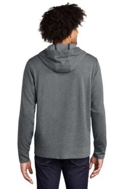 Sport-Tek Jackets: Men's ST293 DGH Dark Grey Heather PosiCharge Tri-Blend Wicking Fleece Full-Zip Hooded Jacket 7 Sport-Tek Jackets: Men's ST293 DGH Dark Grey Heather PosiCharge Tri-Blend Wicking Fleece Full-Zip Hooded Jacket -Sports Clothing 9760 darkgreyhthr 2 st293darkgreyhthrmodelback 337w