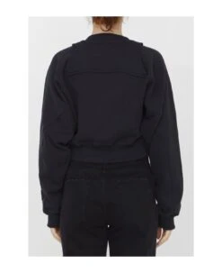 Off-White Off Logo Crop Sweatshirt -Sports Clothing 97da21046473fc7eefc48888f582aa5c