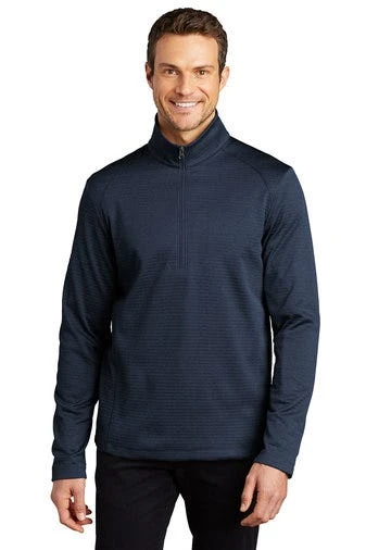Port Authority Sweatshirts: Men's F248 DBNH Dress Blue Navy Heather Diamond 1/4 Zip Pull Over 3 Port Authority Sweatshirts: Men's F248 DBNH Dress Blue Navy Heather Diamond 1/4 Zip Pull Over