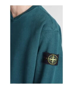 Stone Island Sweatshirt In Green Cotton -Sports Clothing 987839cae77216bd6d60eb6e42653085