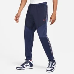 Nike Sweatpants NSW Repeat - Midnight Navy/University Red