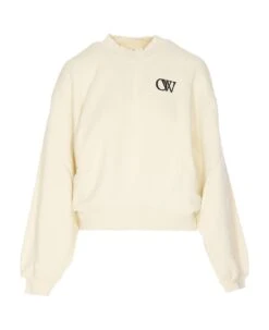 Off-White Flock Ow Logo Sweatshirt