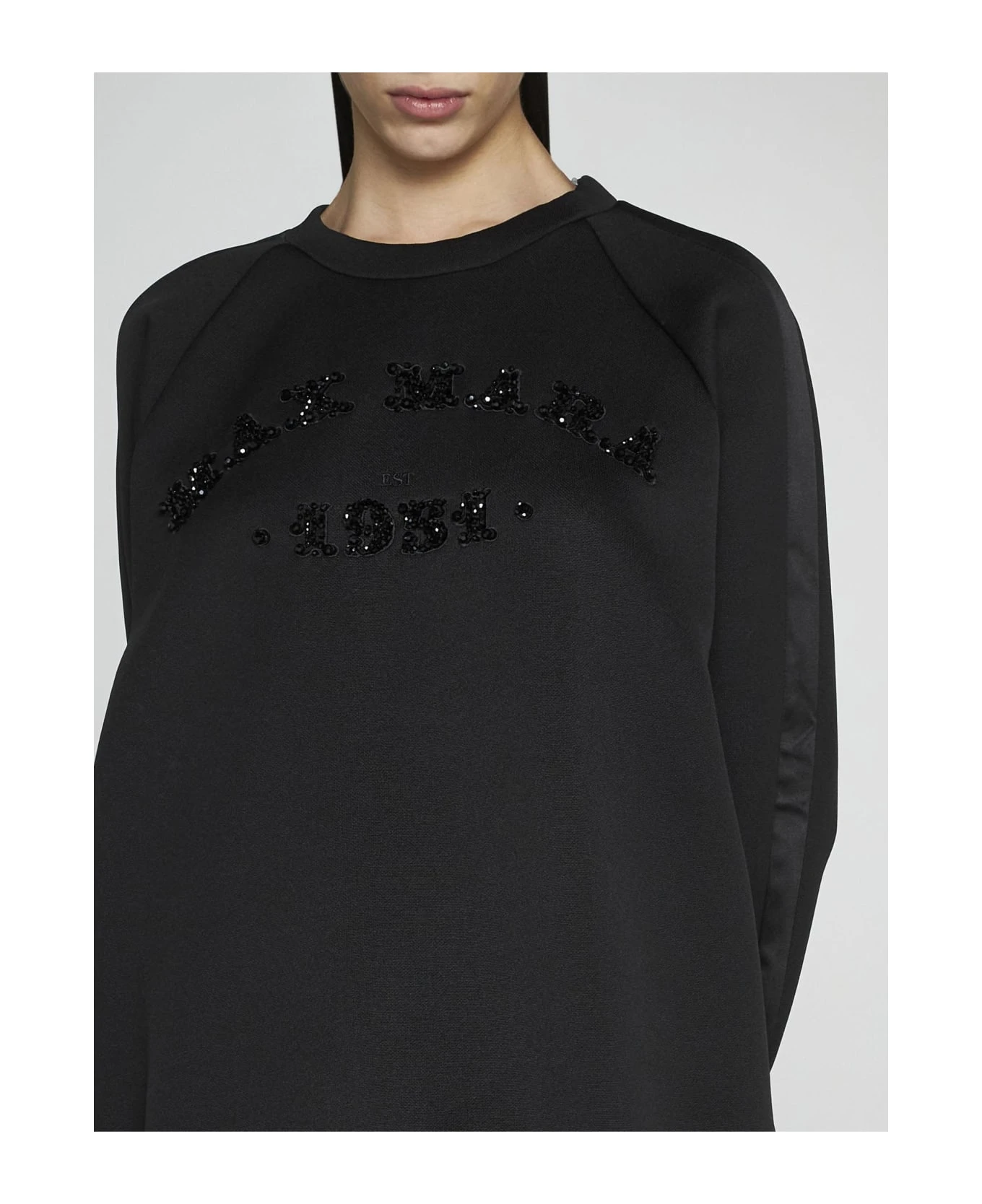 Max Mara Bratto Logo Cotton-blend Sweatshirt 7 Max Mara Bratto Logo Cotton-blend Sweatshirt - Image 5