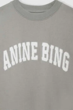 Anine BingTyler Sweatshirt - Storm Grey -Sports Clothing ANINE BING Tyler Sweatshirt Storm Grey 20231029082608 1