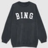 Anine BingTyler Sweatshirt - Washed Black -Sports Clothing ANINE BING Tyler Sweatshirt Washed Black 20231029082610