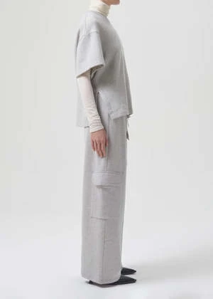 AGOLDEAgolde Ash Sweatshirt - Heather Grey 7 AGOLDEAgolde Ash Sweatshirt - Heather Grey - Image 5