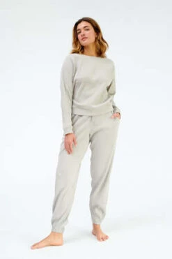 BaserangeBasic Sweatshirt - Grey Purple -Sports Clothing Baserange Basic Sweatshirt Grey Purple 20220610002444