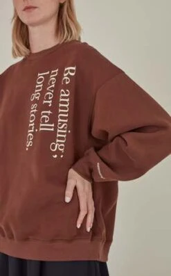 Matter Matters GalleryBe Amusing Oversized Sweatshirt - Dark Brown 12 Matter Matters GalleryBe Amusing Oversized Sweatshirt - Dark Brown -Sports Clothing Be Amusing Oversized Sweatshirt Dark Brown 20220816135220