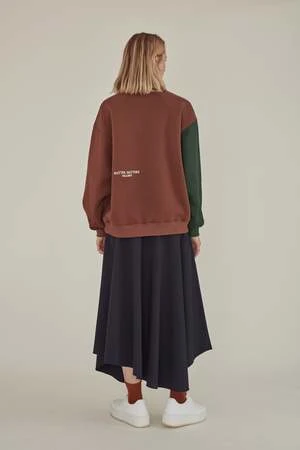 Matter Matters GalleryBe Amusing Oversized Sweatshirt - Dark Brown 9 Matter Matters GalleryBe Amusing Oversized Sweatshirt - Dark Brown - Image 7