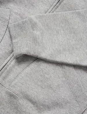 Beams PlusZip Crewneck Sweatshirt - Grey 10 Beams PlusZip Crewneck Sweatshirt - Grey - Image 8