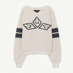 The Animals ObservatoryKids The Animals Observatory Bear Sweatshirt - Off White