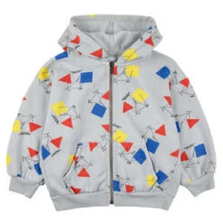 Bobo ChosesKids Bobo Choses All Over Crazy Bicy Hooded Sweatshirt - Grey -Sports Clothing Bobo Choses Child All Over Crazy Bicy Hooded Sweatshirt Grey 20230713174947 2