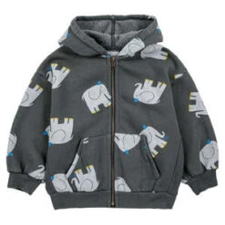 Bobo ChosesKids Bobo Choses All Over Elephant Hooded Sweatshirt - Grey -Sports Clothing Bobo Choses Child All Over Elephant Hooded Sweatshirt Grey 20230713174953