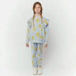 Bobo ChosesKids Bobo Choses Child All Over Sparkle Ruffle Sweatshirt - Blue