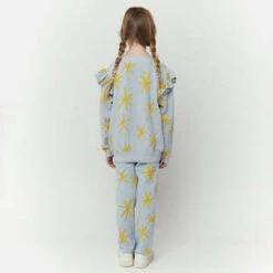 Bobo ChosesKids Bobo Choses Child All Over Sparkle Ruffle Sweatshirt - Blue -Sports Clothing Bobo Choses Child All Over Sparkle Ruffle Sweatshirt Blue 20230825180746 4