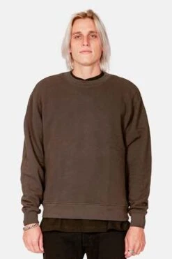 Cotton CitizenBronx Crew Sweatshirt - Charcoal