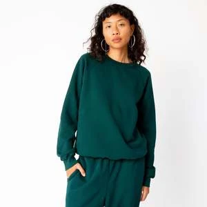 Les TienClassic Raglan Sweatshirt - Emerald 3 Les TienClassic Raglan Sweatshirt - Emerald
