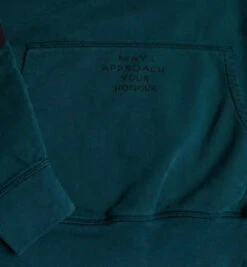 BY PARRAClipped Wings Hooded Sweatshirt - Deep Sea Green -Sports Clothing Clipped Wings Hooded Sweatshirt Deep Sea Green 20231027191345 4