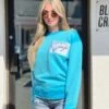 Blue&CreamCraigs Ice Cream Crew Sweatshirt - Turquoise -Sports Clothing Craig s Ice Cream Crew Sweatshirt Turquoise 20220814041612