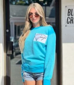 Blue&CreamCraigs Ice Cream Crew Sweatshirt - Turquoise