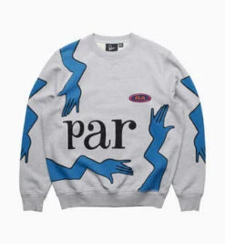 BY PARRAEarly Grab Crew Neck Sweatshirt - Heather Grey