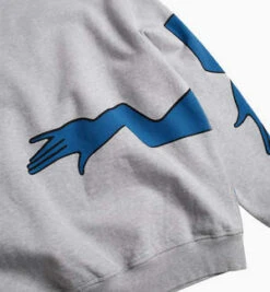 BY PARRAEarly Grab Crew Neck Sweatshirt - Heather Grey -Sports Clothing Early Grab Crew Neck Sweatshirt Heather Grey 20231027191403 1