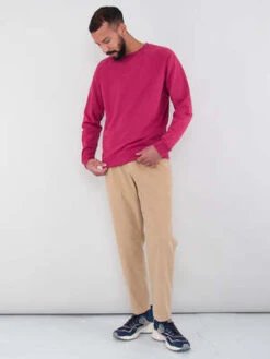 FOLKFolk Rivet Sweatshirt - Pomegranate -Sports Clothing Folk Rivet Sweatshirt in Pomegranate 20230728141340 1