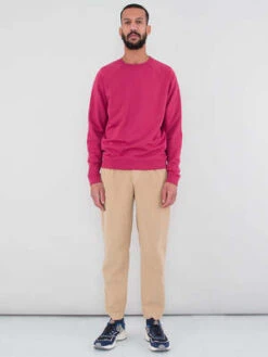 FOLKFolk Rivet Sweatshirt - Pomegranate -Sports Clothing Folk Rivet Sweatshirt in Pomegranate 20230728141340