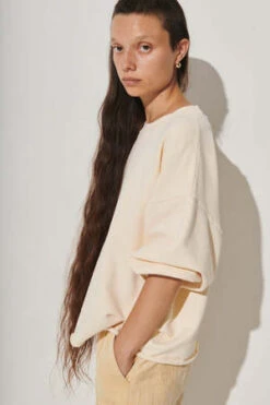 Rachel ComeyFond Sweatshirt - Butter -Sports Clothing Fond Sweatshirt in Butter 20221119000201