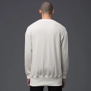 GARCIAVELEZGarciavelez Maquete Print Oversized Crew Sweatshirt - Off White 5 GARCIAVELEZGarciavelez Maquete Print Oversized Crew Sweatshirt - Off White - Image 3