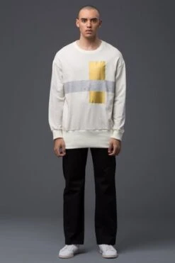 GARCIAVELEZGarciavelez Maquete Print Oversized Crew Sweatshirt - Off White 11 GARCIAVELEZGarciavelez Maquete Print Oversized Crew Sweatshirt - Off White -Sports Clothing GARCIAVELEZ Maquete Print Oversized Crew Sweatshirt 20180414025535 1