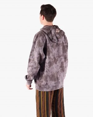 P.A.M.Gestures Marble Effect Hooded Sweatshirt - MULTI 6 P.A.M.Gestures Marble Effect Hooded Sweatshirt - MULTI - Image 4