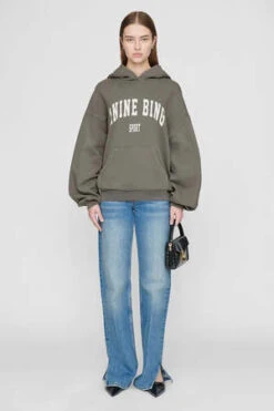 Anine BingHarvey Sweatshirt - Dusty Olive