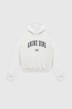 Anine BingHarvey Sweatshirt - Heather Grey -Sports Clothing Harvey Sweatshirt in Heather Grey PREORDER 20230527044932 2