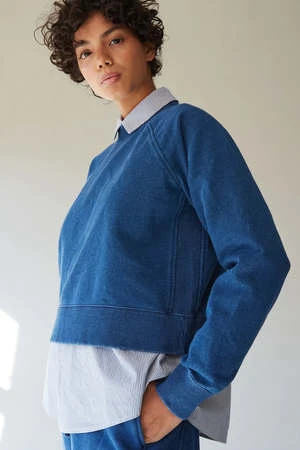 Caron CallahanHolland Sweatshirt - Indigo 4 Caron CallahanHolland Sweatshirt - Indigo - Image 2