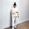Korean AssemblyKarlie Sweatshirt - Cream -Sports Clothing Karlie Sweatshirt Cream 20231029215651