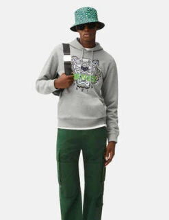 KenzoTiger Original Hooded Sweatshirt - Dove Grey