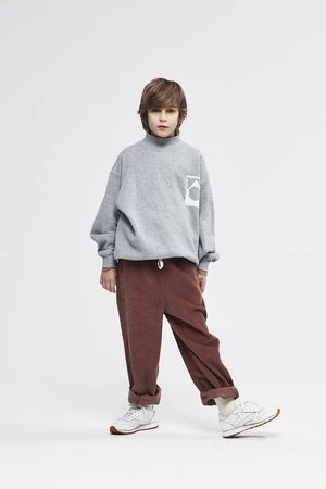 Main Storykids Unisex Main Story Funnel Sweatshirt - Grey Marl 6 Main Storykids Unisex Main Story Funnel Sweatshirt - Grey Marl - Image 4